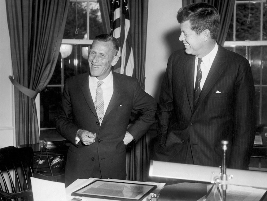 JFK with Reg Evans