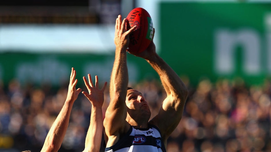 Brad Ottens goaled five times for Geelong as the Cats ran out 61-point winners.