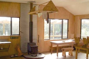 Interior shot of a shared kitchen