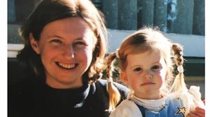 Mother Fiona Ryan smiles while posing with her daughter Tess
