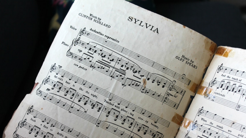 Old sheet music.