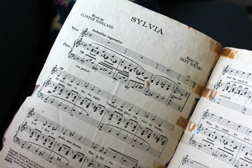 Old sheet music.