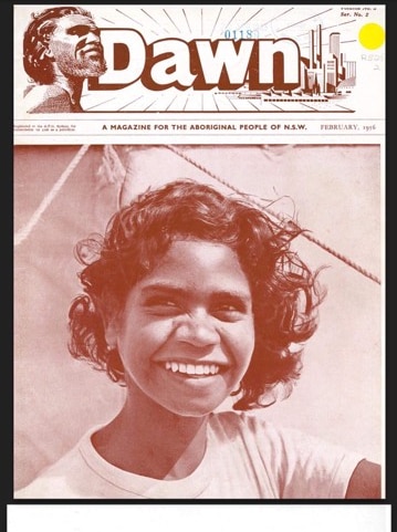 Magazine cover with portrait of Amanda's grandmother as a young woman