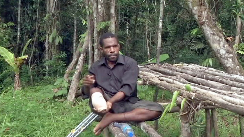 Papuan rebel commander Danny Kogoya