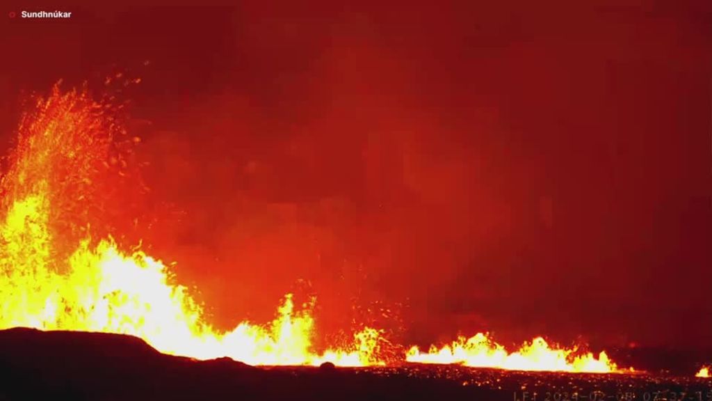 Iceland Volcano Erupts For The Second Time In 2024 ABC News   De8d891932b2e377954c94089c0d1866