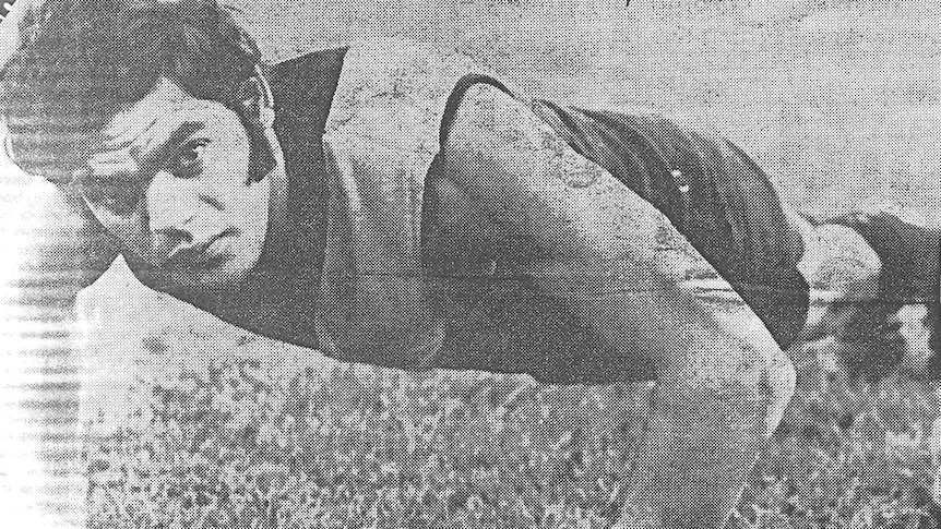 Derek Peardon at a Richmond training session in 1970