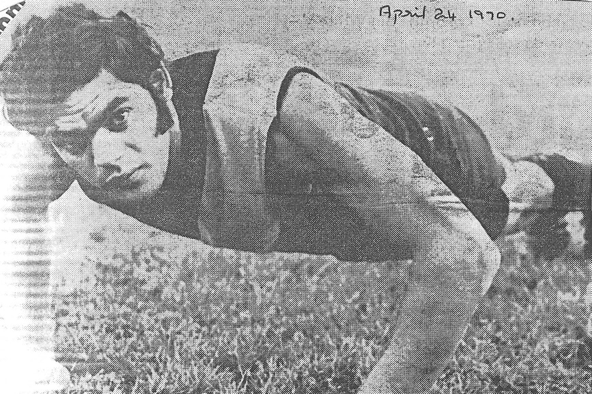 Derek Peardon at a Richmond training session in 1970