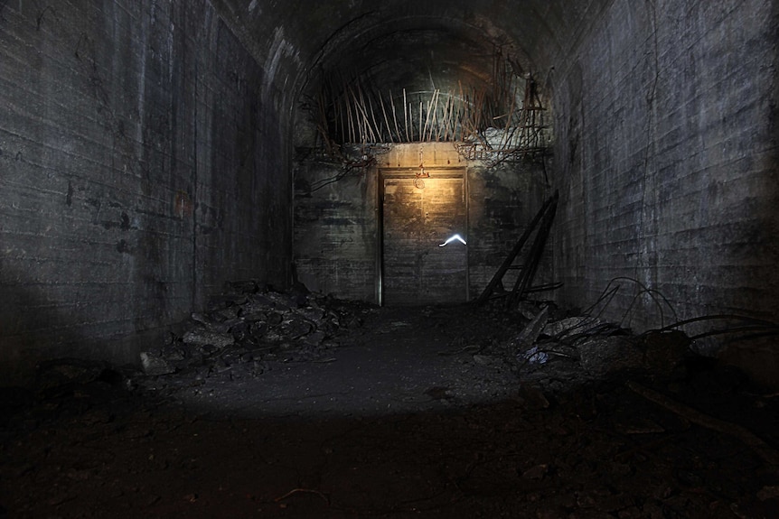 WWII bunker in underground Sydney