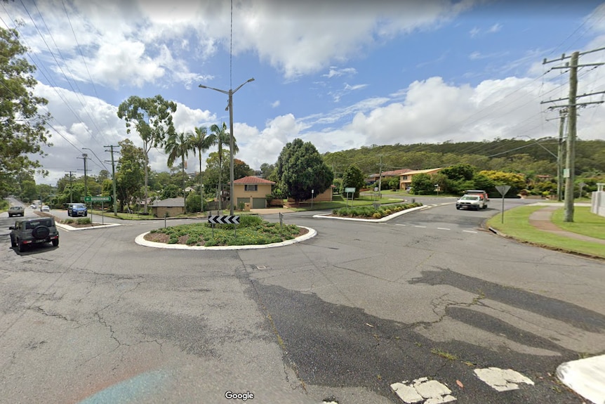 An image of the roundabout at Moorooka 