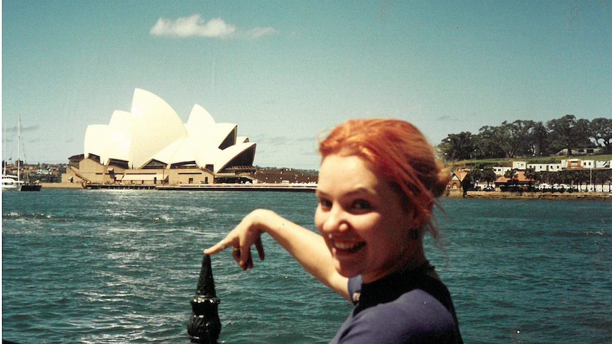 Jacinta Parsons at Sydney Opera House in 1994. She has written about how chronic illness changed her life and relationships