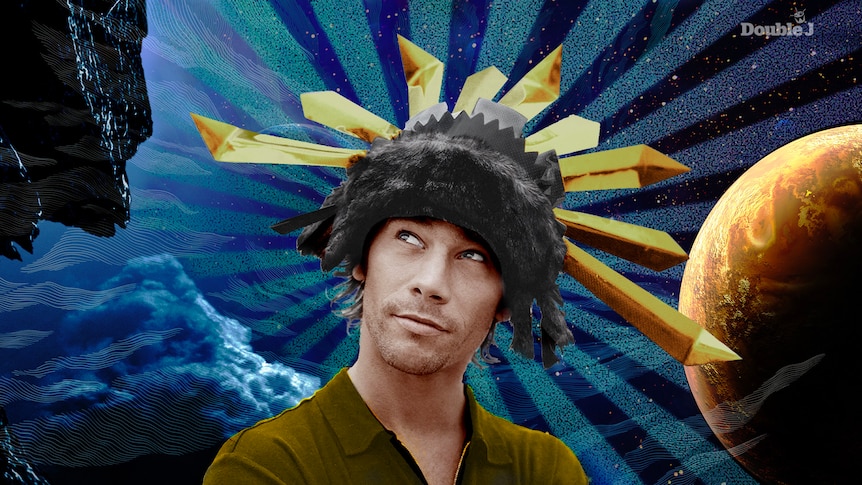 A digital collage of lead singer Jay Kay