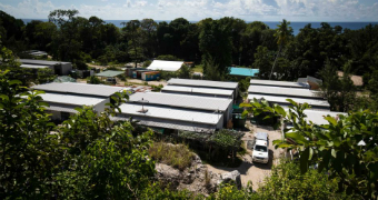 The Nibok refugee settlement on Nauru.
