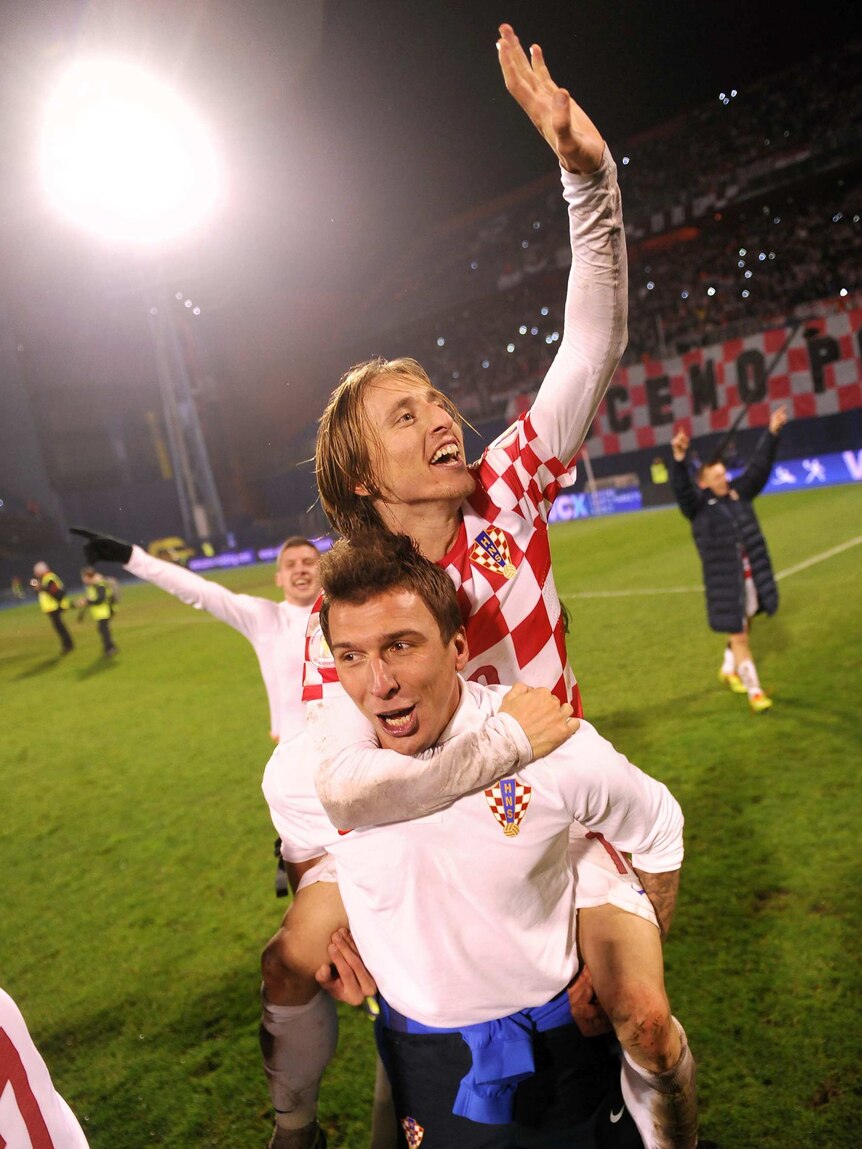 Luka Modric and Mario Mandzukic