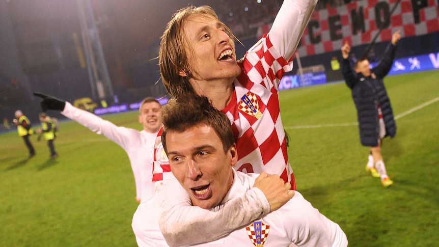 Luka Modric and Mario Mandzukic