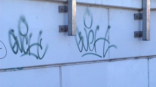 Two teenagers have been charged after a crime spree in Armadale including spraying graffiti