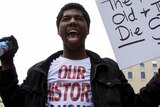 Freddie Gray protestor in Baltimore