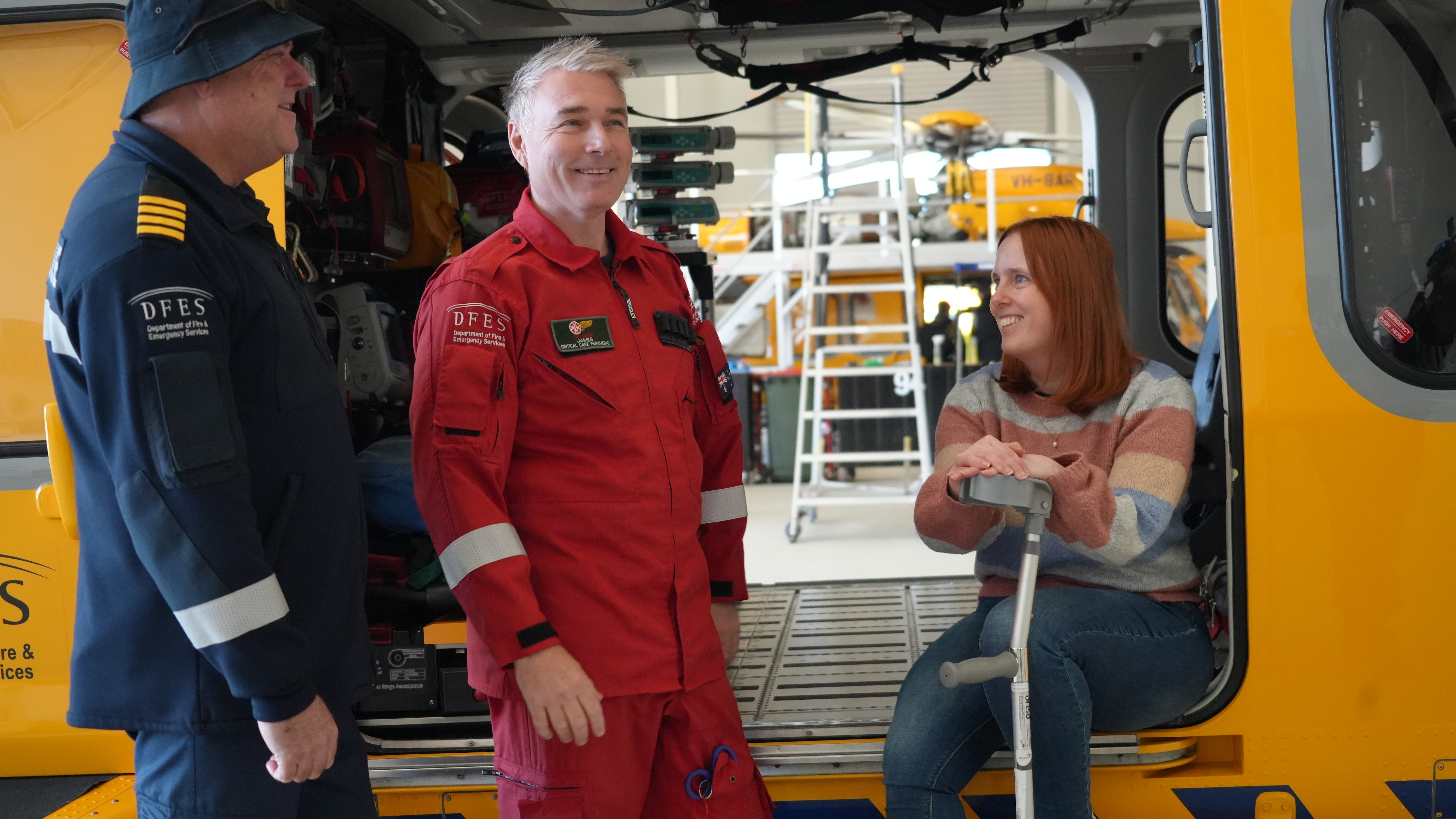 Members of a 'surreal' rescue off WA's second-highest peak reunite