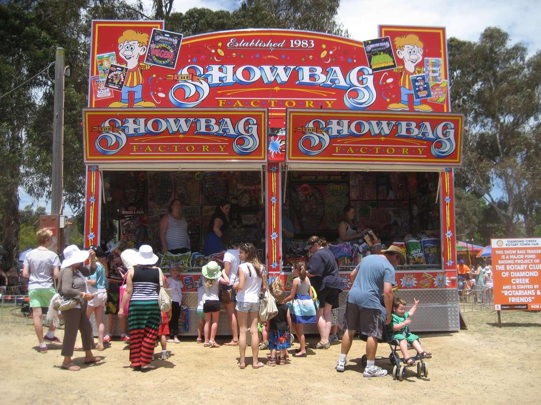 Show bag family's business goes on the road inspiring lolly hoarding
