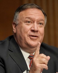 Mike Pompeo testifying