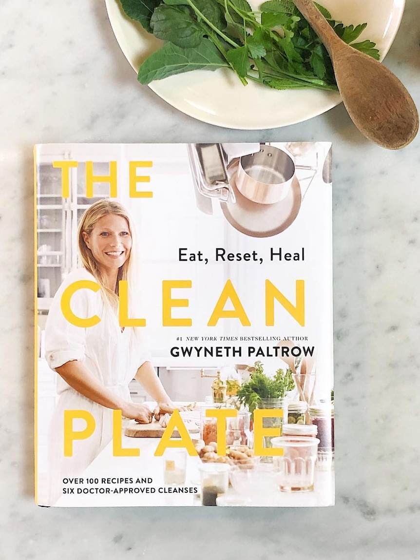 A magazine featuring Gwyneth Paltrow.