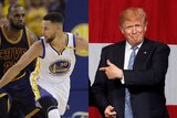 LeBron James defends Stephen Curry and President Donald Trump