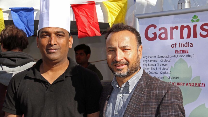 Deepak-Raj Gupta (right) from the Australia India Business Council is among the newcomers seeking preselection