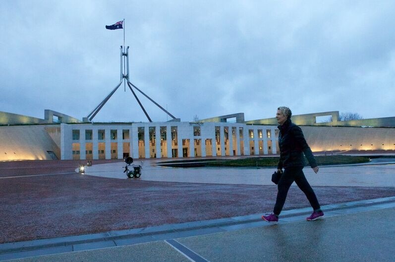 Tanya Plibersek starts her day as usual with a walk.