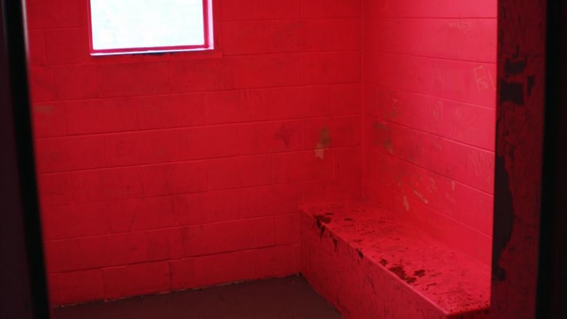 An admission room at Brisbane Youth Detention Centre in March 2017