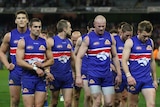 The Bulldogs are now staring down the barrel of a straight sets exit from the finals.