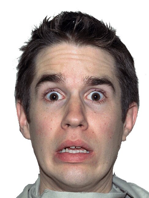 Frightened face used in imaging study