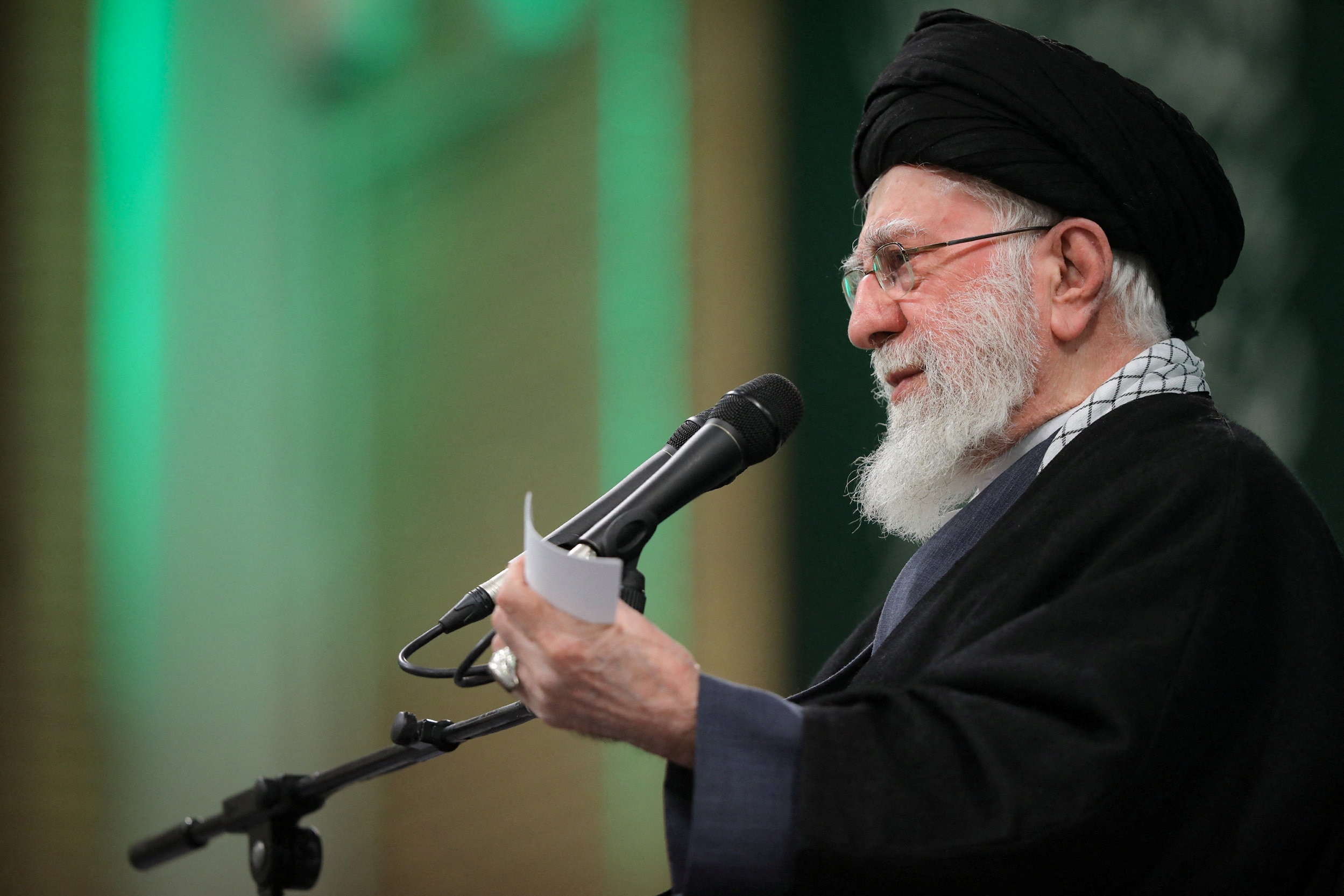 Iran's leader Khamenei blames Trump for inciting deadly protests