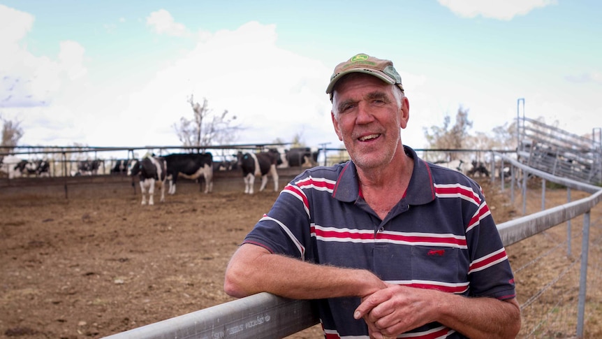 Dairy farmer David Janke on his property Davindy.