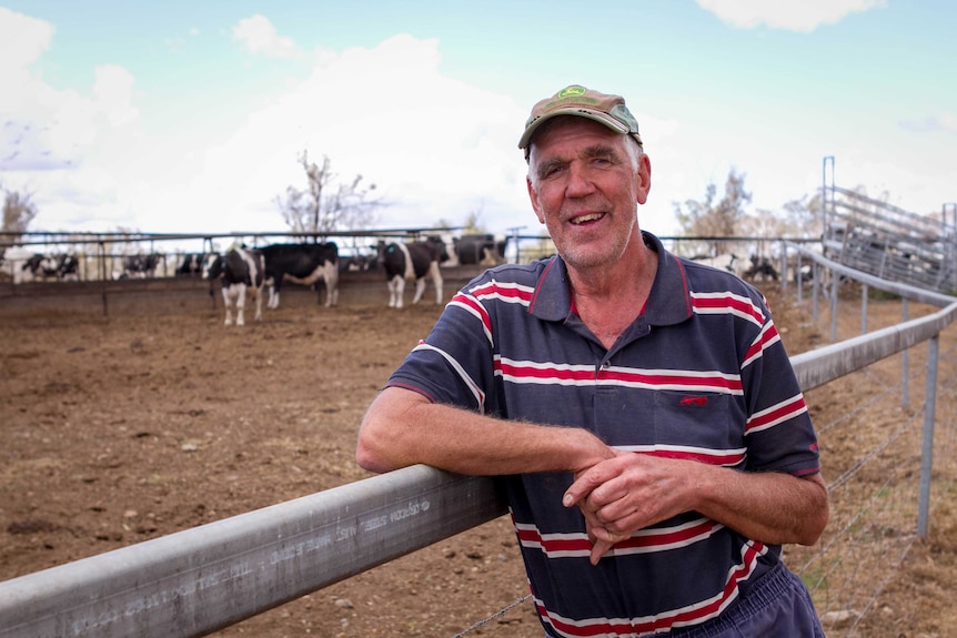 Dairy farmer David Janke on his property Davindy.
