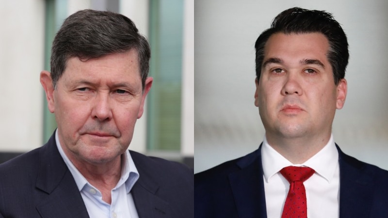 A composite image of Kevin Andrews and Michael Sukkar