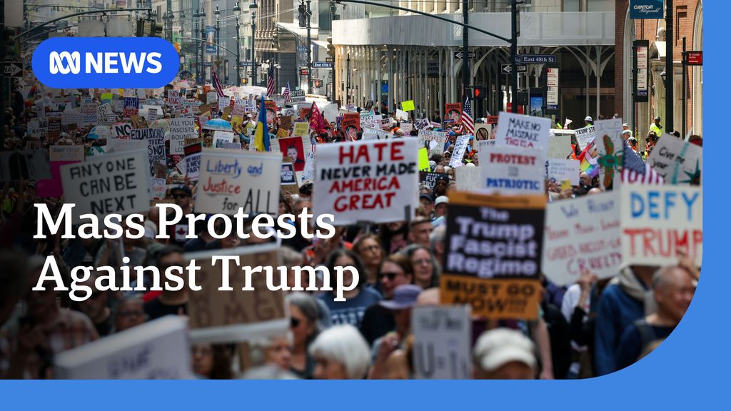 Anti-Trump protesters attend mass rallies across US - ABC News