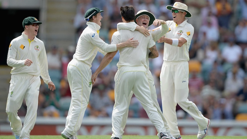 Australia celebrates Carberry dismissal
