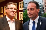 Composite image of Victorian Premier Denis Napthine and Frankston MP Geoff Shaw.