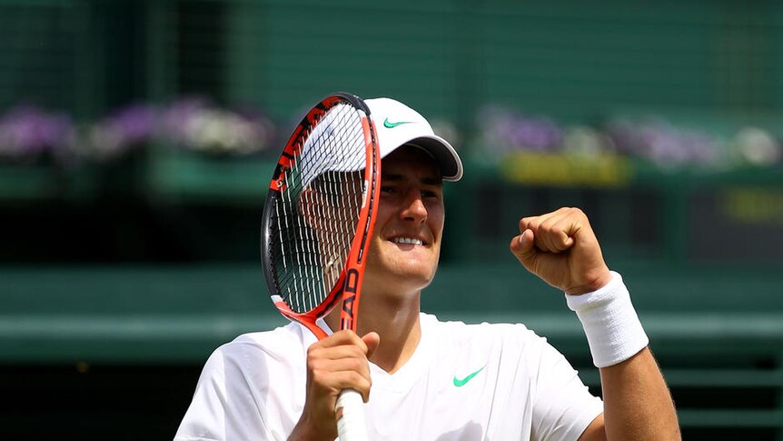 Bernard Tomic was all smiles after his win over Xavier Malisse, but it could be a different story altogether against Djokovic.