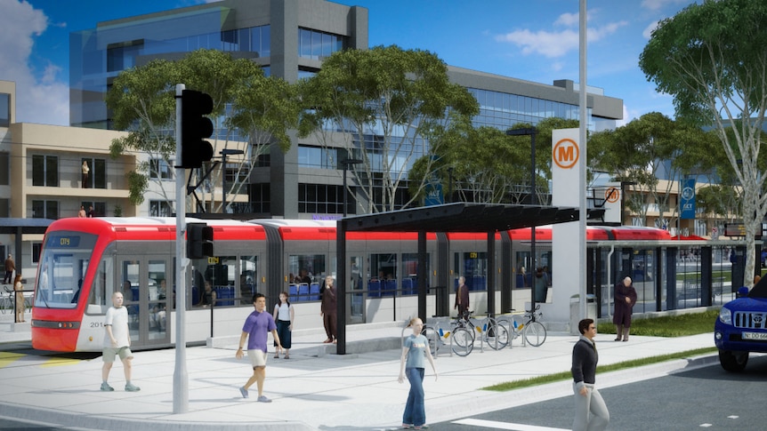About $450 million in revenue from the sale of assets is expected to be spent on light rail.