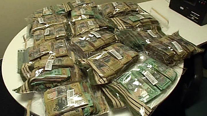 Cash found in police raids