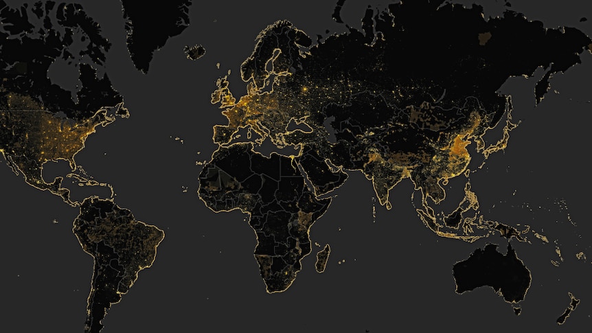 A map showing nitrogen intensity.