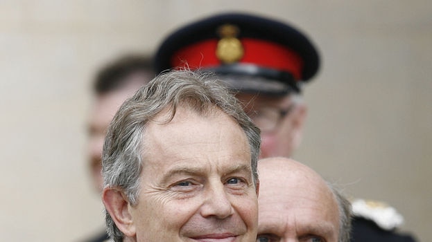 Down at heel: British Prime Minister Tony Blair