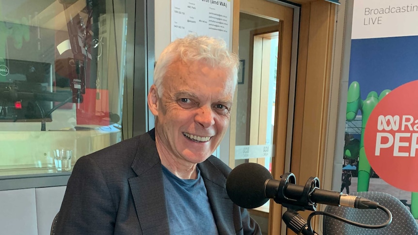 Graeme Simsion, author of The Rosie Project, in the Perth ABC studios