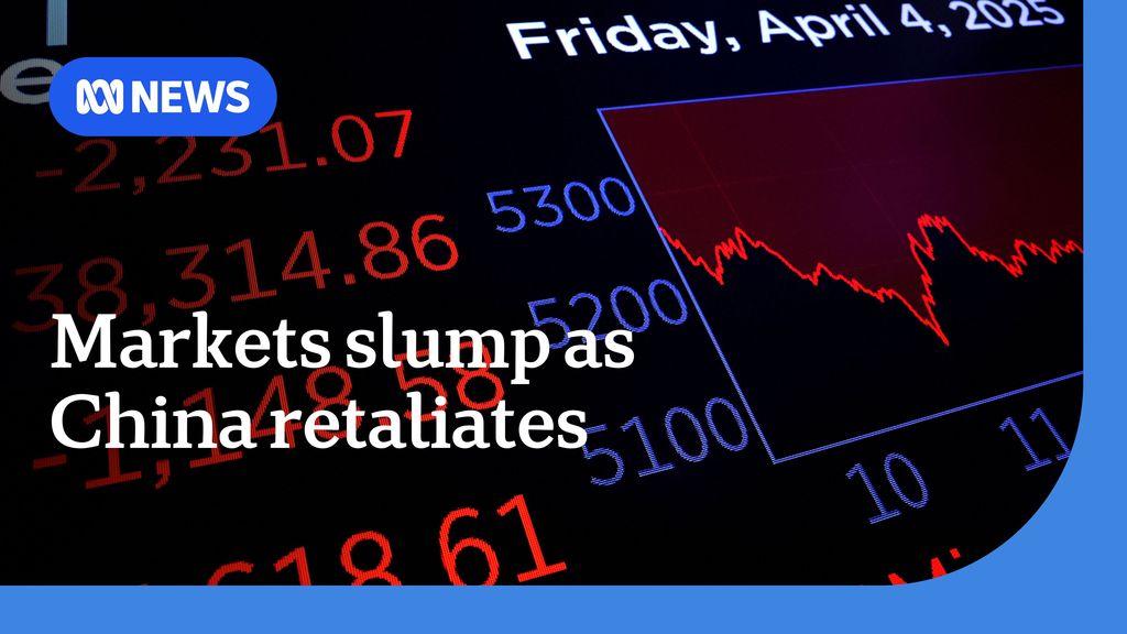 Global stocks plunge for second day as Trump tariff turmoil deepens ...