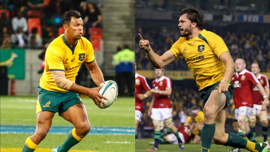 Composite Adam Ashley Cooper and Kurtley Beale