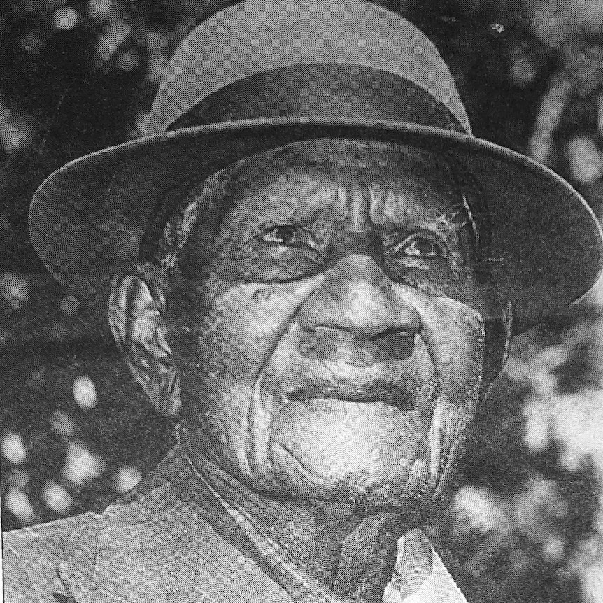 An old photo of Toowoomba Aboriginal elder Harry 'Bunda' Darlow.