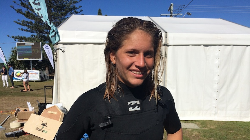14-year-old surfer Zahli Kelly