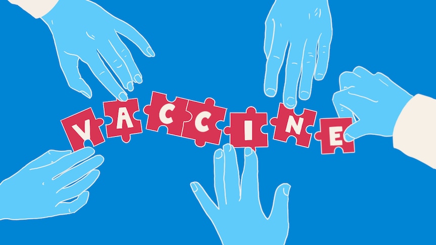 An illustration depicting hands putting pieces of a puzzle together. An illustration depicting hands putting pieces of a puzzle together.