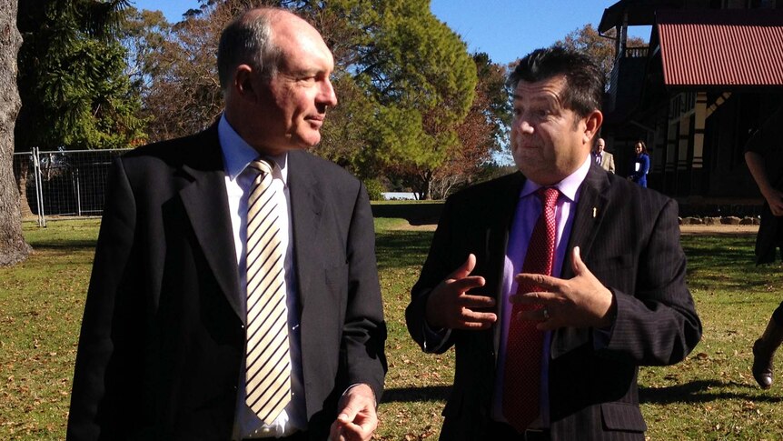 Warren Truss (left) and Richard Torbay