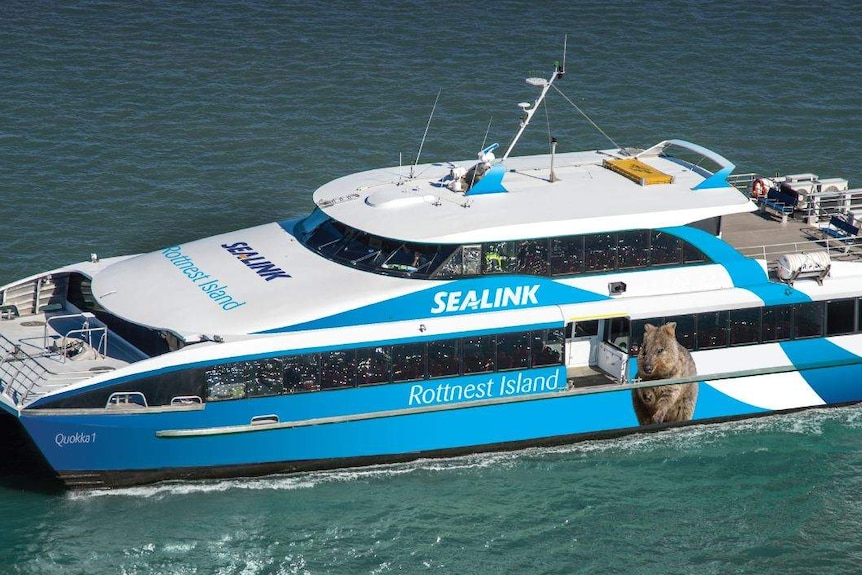 The SeaLink ferry that will be used on the Rottnest Island route.